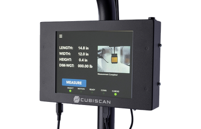 Screen of the CubiScan 75 pro