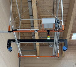 Konturenmessgerät als Deckeninstallation