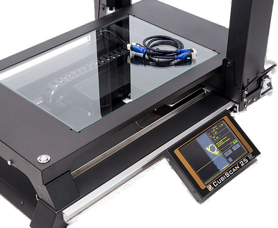 Der CubiScan25 vermisst ein Kabel